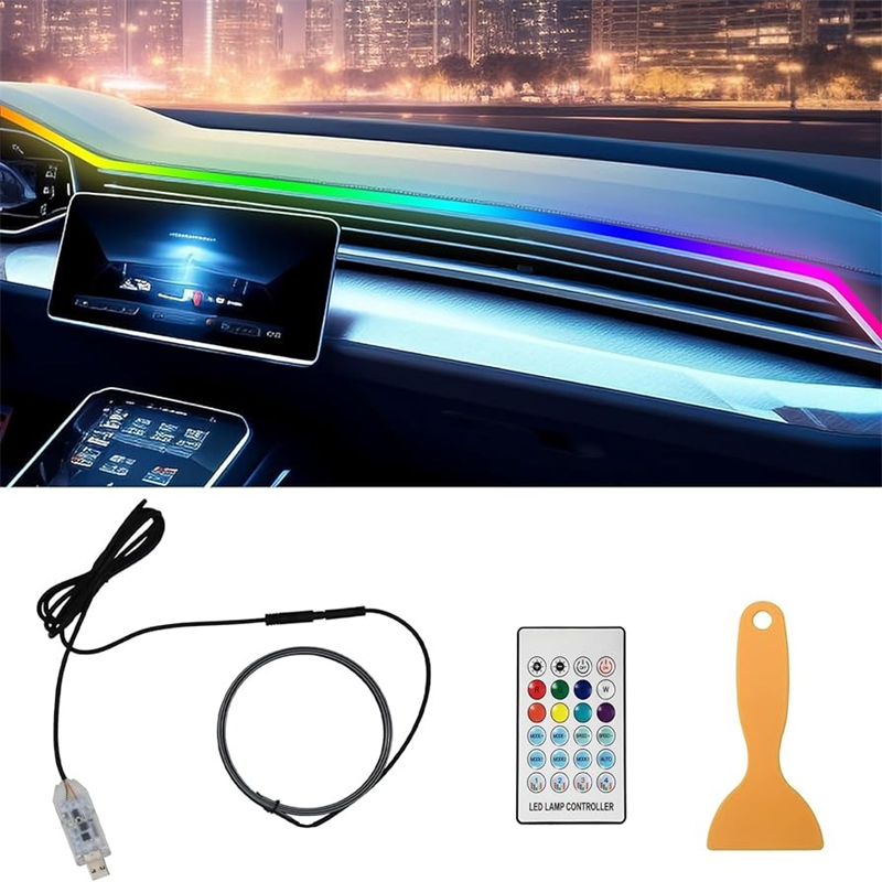 Led Ambient Interior Car Lights App Control - Renkli LED Araç İç Gizli Uygulama
