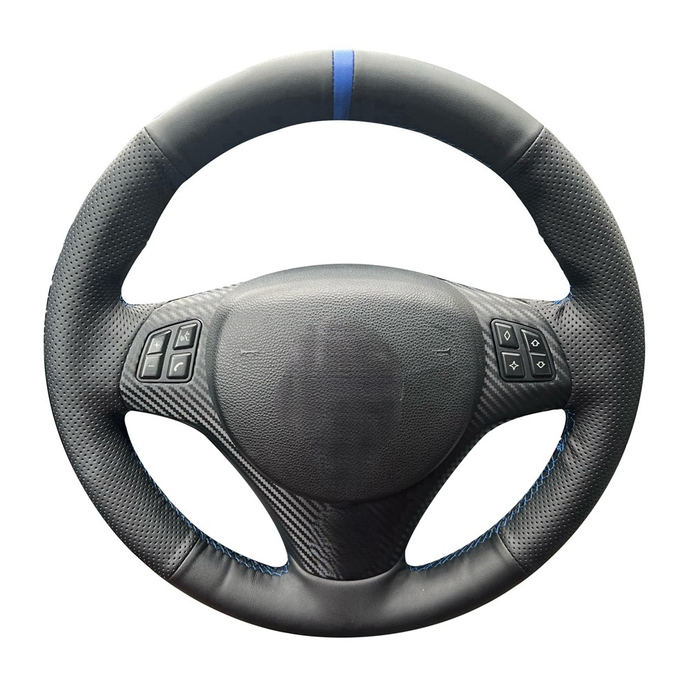 BMW E87 için özelleştirilmiş ö - Car Steering Wheel Cover Anti Slip Breathable incelemesi ve fiyatı