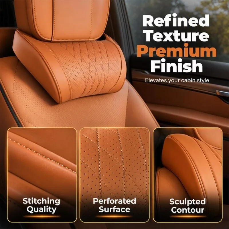 Evrensel Araba Koltuk Başlığı  - Memory Foam Car Neck Pillow Lumbar Support incelemesi ve fiyatı