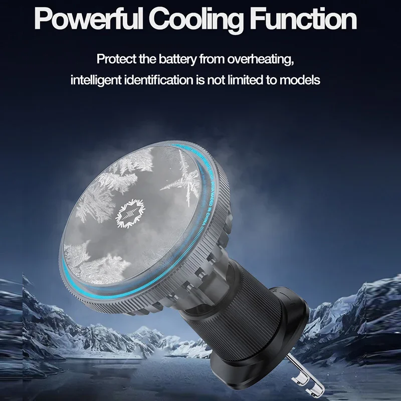 Buz Soğutmalı Manyetik Araç İç - Wireless Car Charger Mount Fast Charging incelemesi ve fiyatı